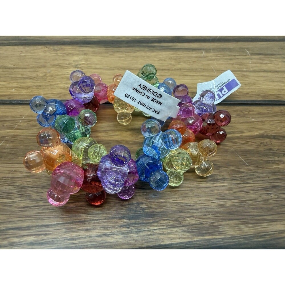 NWT Disney Parks Mickey Mouse Multi-Color Stretchy Bracelet